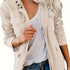 Damenjacke maschinenwaschbare Allwetterjacke mit praktischen Taschen